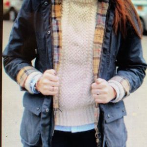 Women’s Navy Barbour Jacket